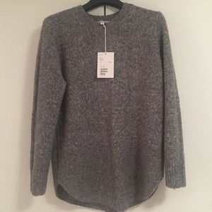 Wool long sweater
